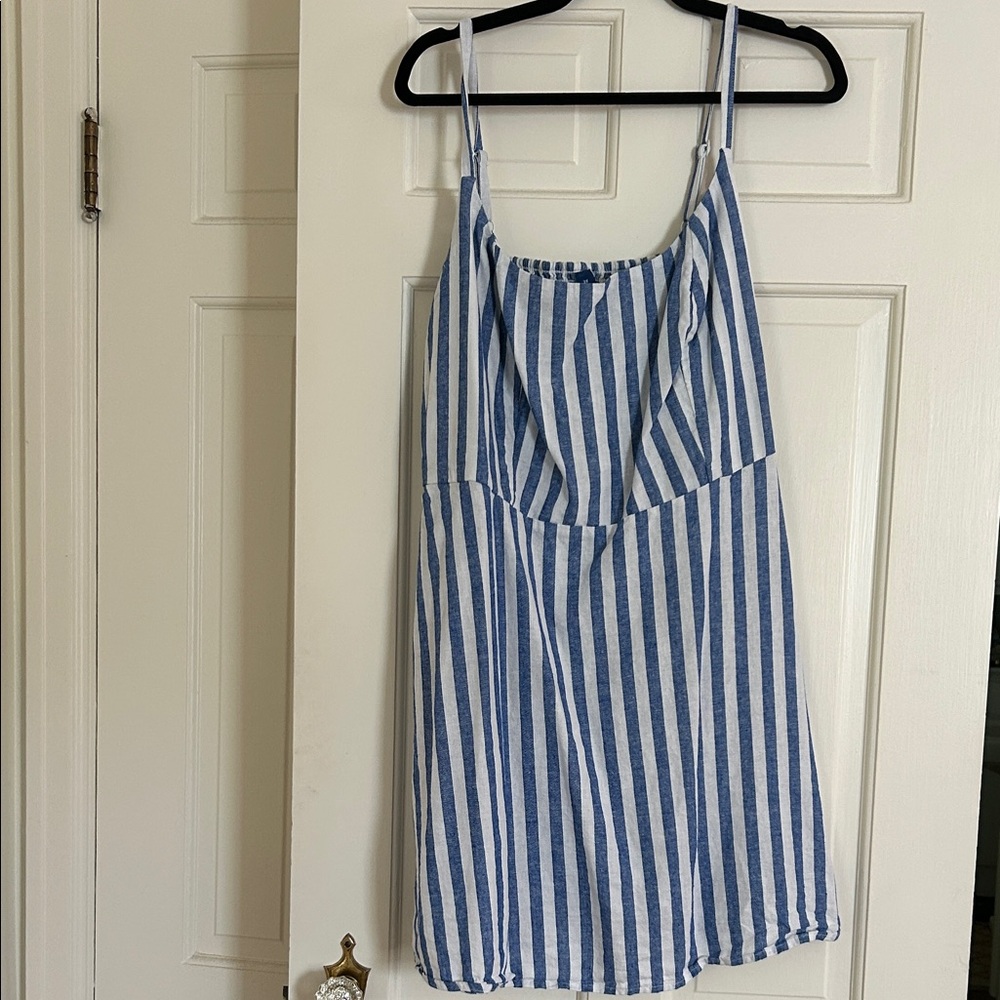 Old Navy Navy and White Striped Top